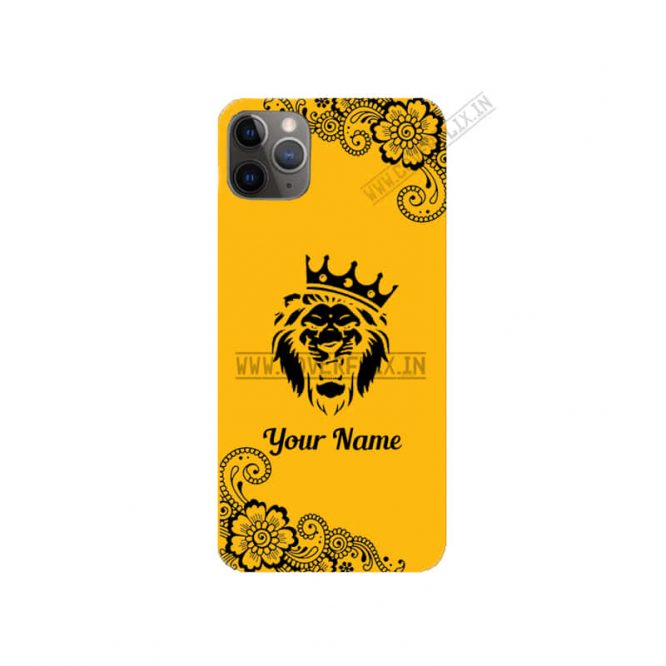 Lion Name Customised Golden Cover