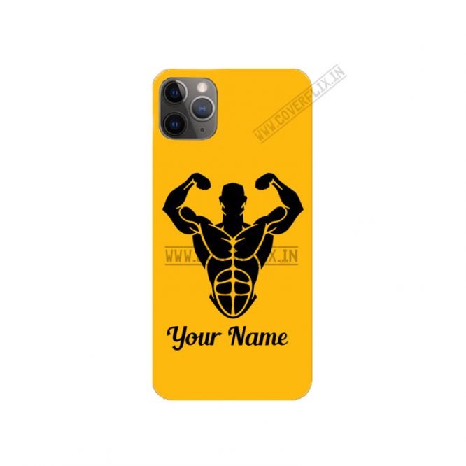Muscular Gym Customised Golden Back Cover