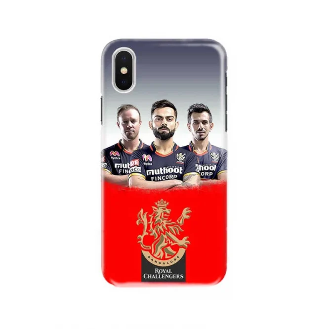 Royal Challengers Trio Customised Premium Matte Back Cover