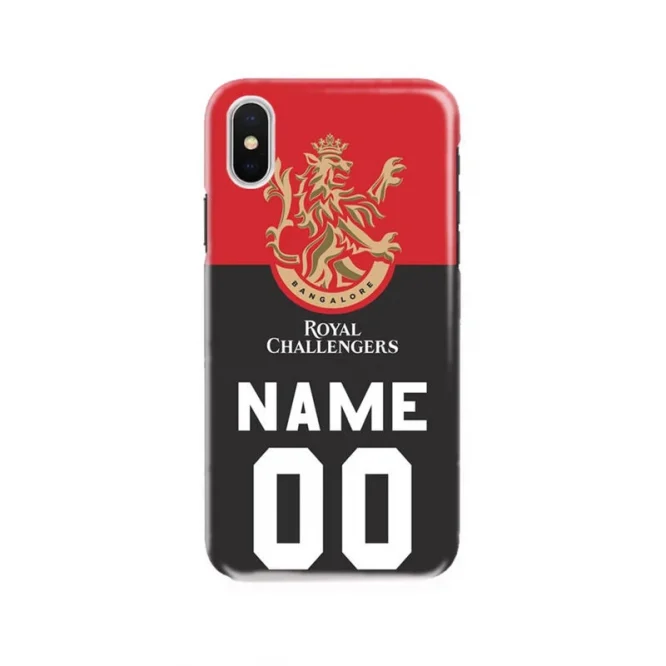 Royal challengers bangalore Customised Premium Matte Back Cover