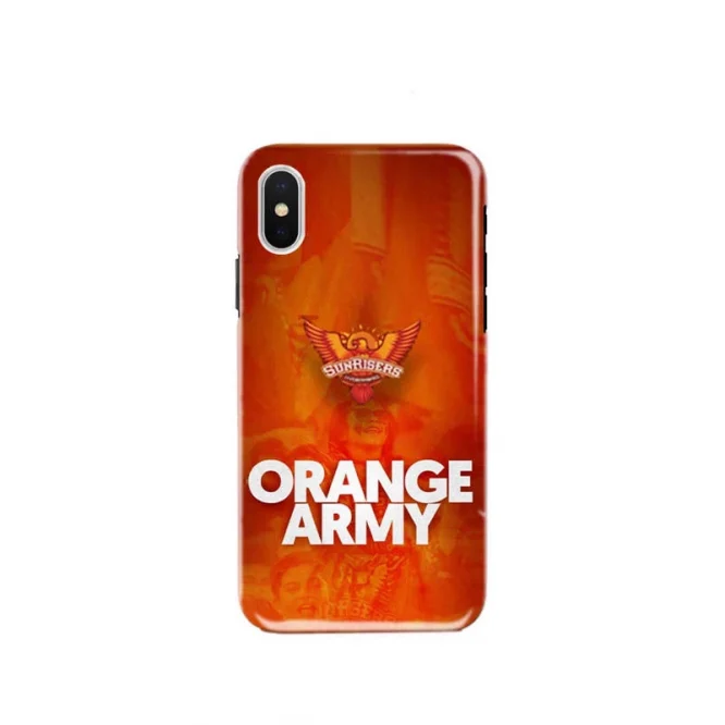 Sunrisers Hyderabad Orange Army Premium Matte Back Cover