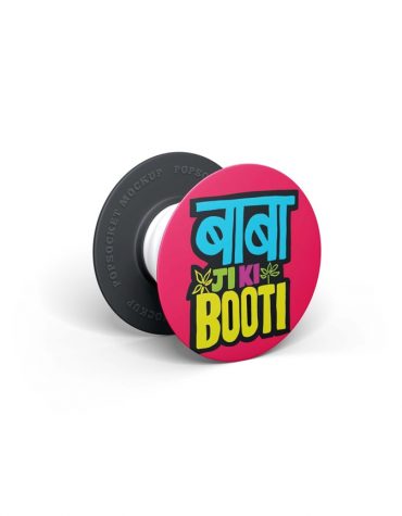 Baba Ki Booti Pop Socket Mobile Holder