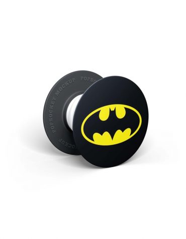 Batman Sign Pop Socket Mobile Holder