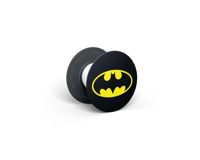 Batman Sign Pop Socket Mobile Holder