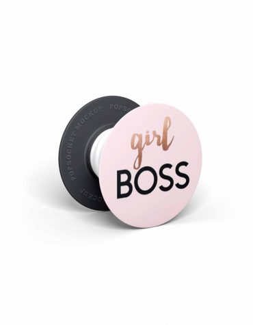 Girl Boss Pop Socket Mobile Holder