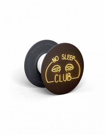 No Sleep Club Pop Socket Mobile Holder