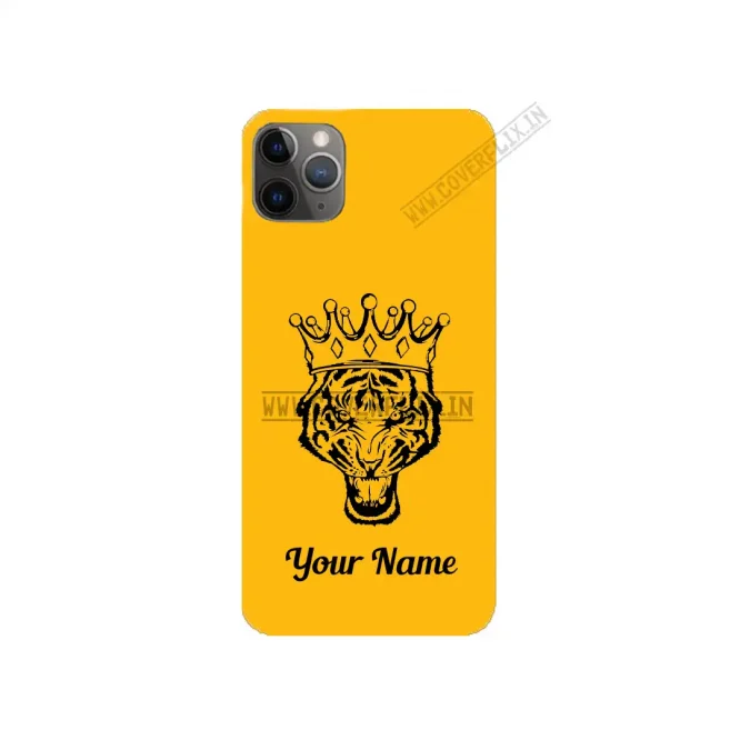 Tiger Attitude Customised Golden Back Cover