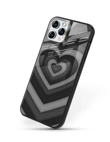 Black Heart Premium Glass Case