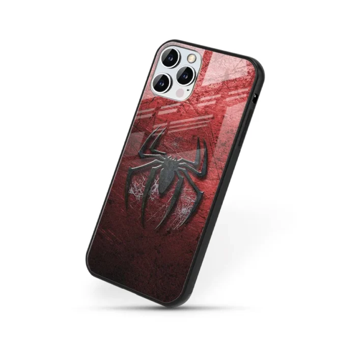 Spider Logo Premium Glass Case